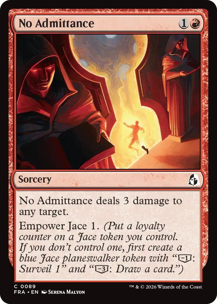 Image for No Admittance (89) (Reality Fracture) (FRA) - Magic: The Gathering