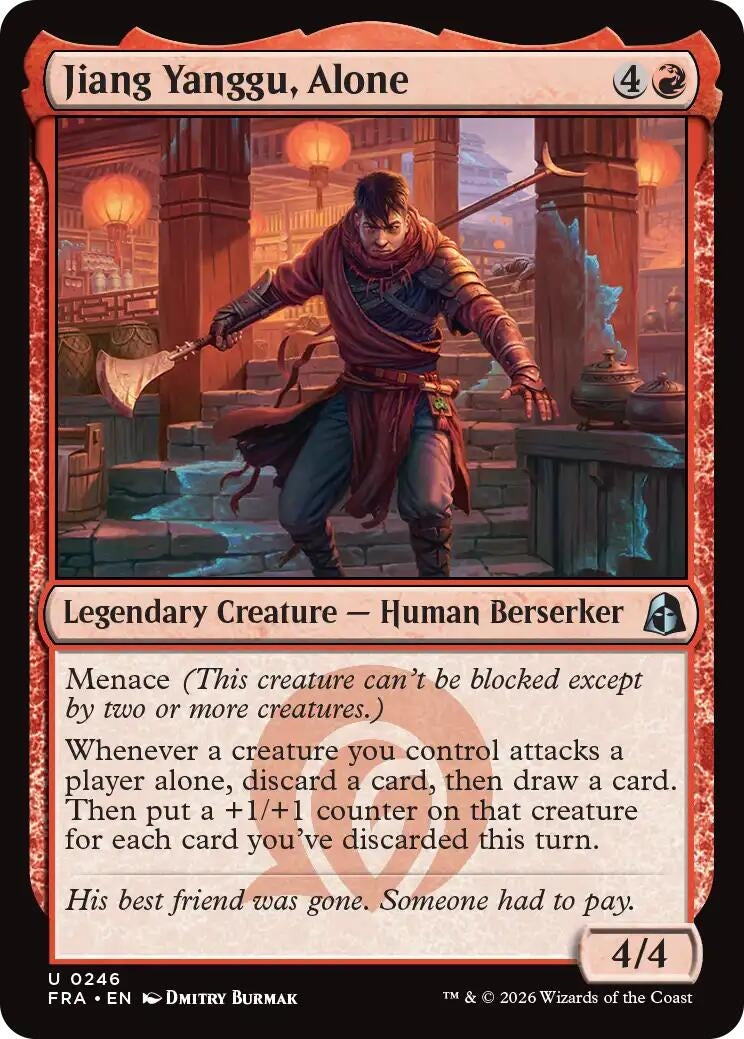Image for Jiang Yanggu, Alone (246) (Reality Fracture) (FRA) - Magic: The Gathering