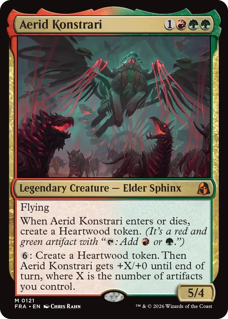 Image for Aerid Konstrari (121) (Reality Fracture) (FRA) - Magic: The Gathering