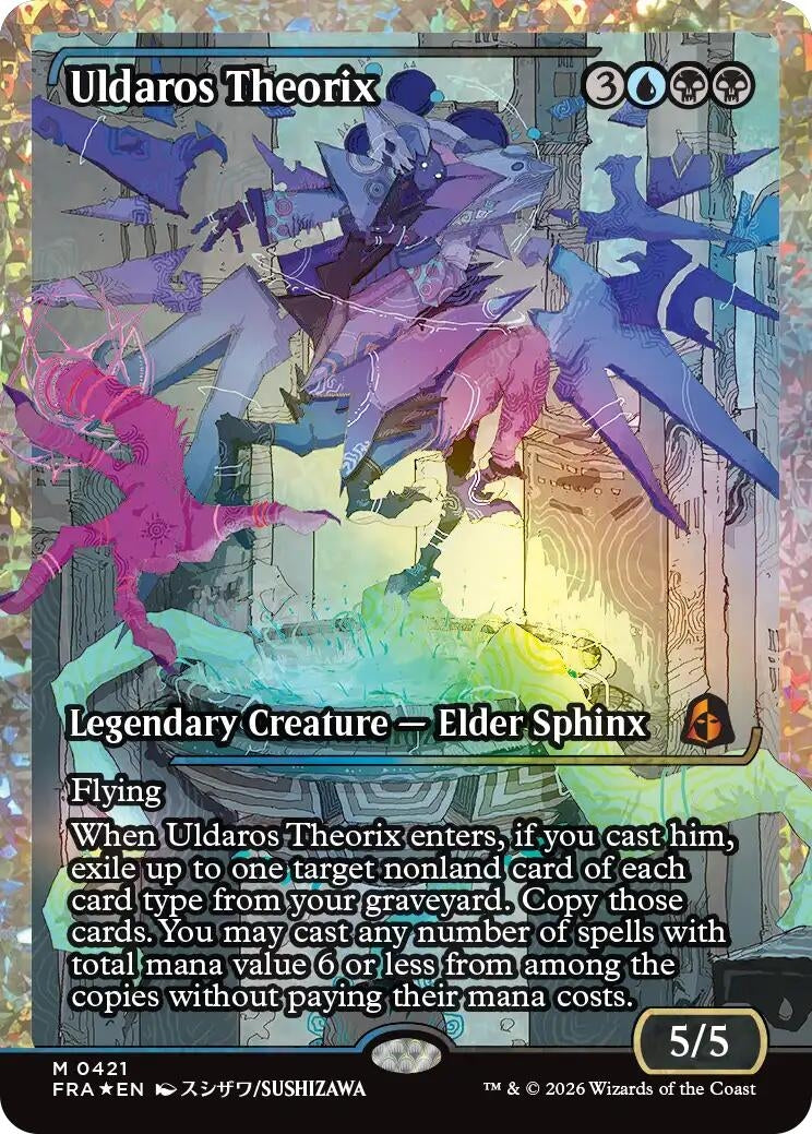 Image for Uldaros Theorix (Showcase) (Fracture Foil) (0421) (421) (Reality Fracture) (FRA) - Magic: The Gathering