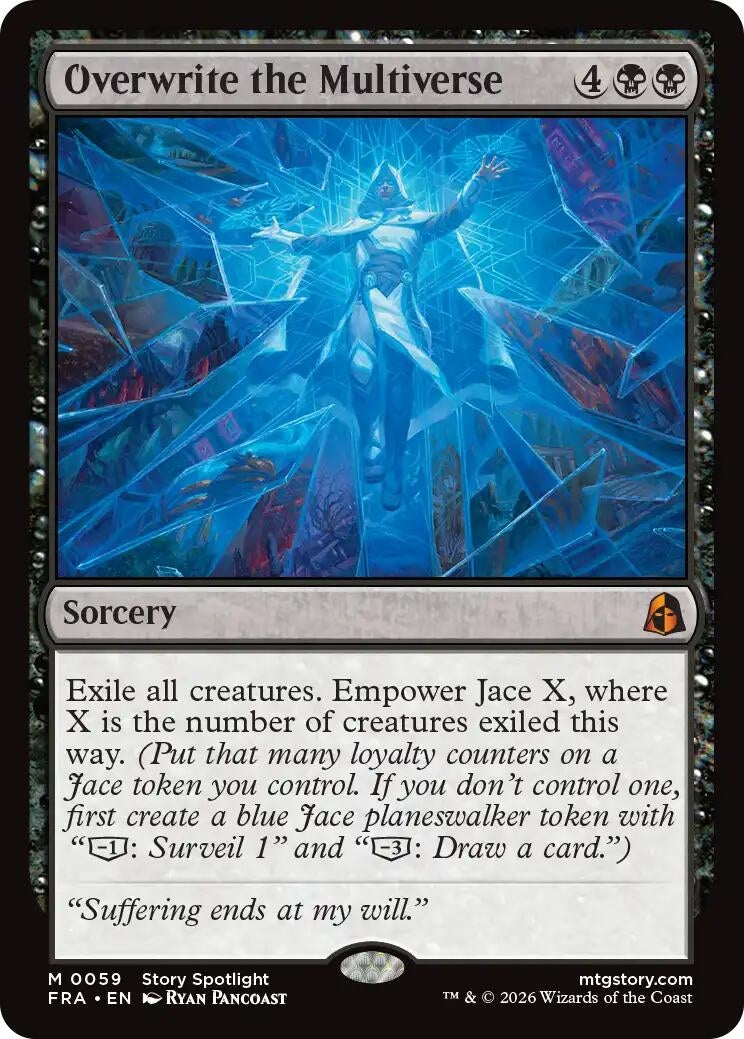 Image for Overwrite the Multiverse (59) (Reality Fracture) (FRA) - Magic: The Gathering