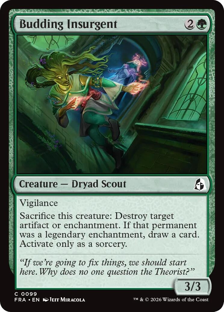 Image for Budding Insurgent (99) (Reality Fracture) (FRA) - Magic: The Gathering