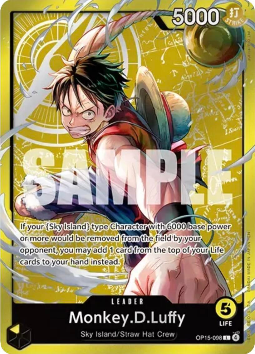 Image for Monkey.D.Luffy (OP15-098) (Luffy Deck) (OP15-098) (Set Sail Deck Set) (SD01) - One Piece Card Game