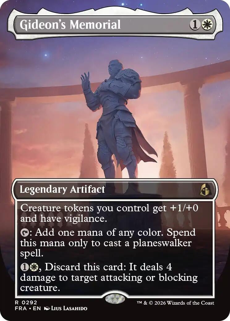 Gideon's Memorial (Borderless) (292) (Reality Fracture)