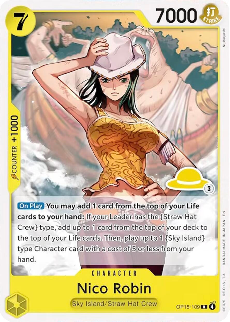 Image for Nico Robin (Luffy Deck) (OP15-109) (Set Sail Deck Set) (SD01) - One Piece Card Game