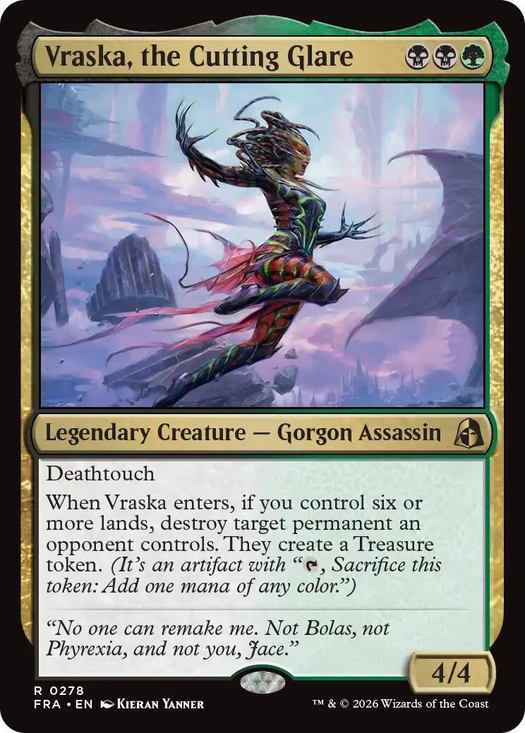 Vraska, the Cutting Glare (278) (Reality Fracture)