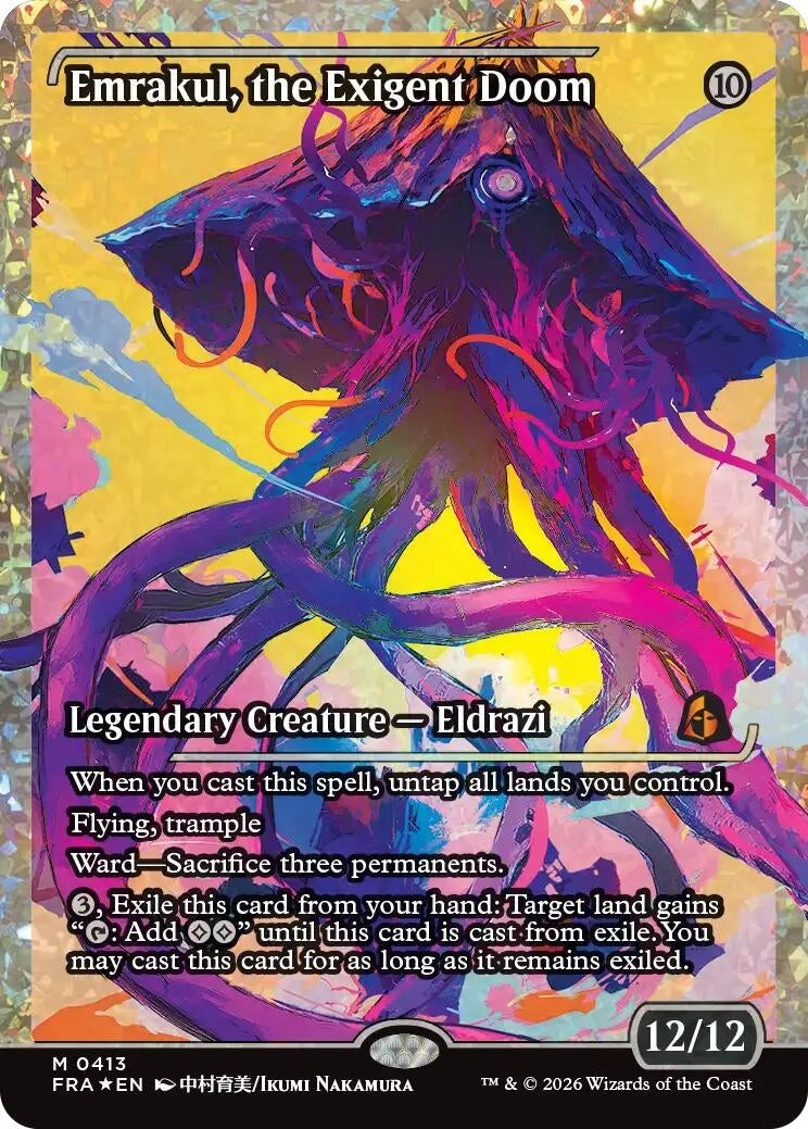 Emrakul, the Exigent Doom (Showcase) (Fracture Foil) (413) (Reality Fracture)