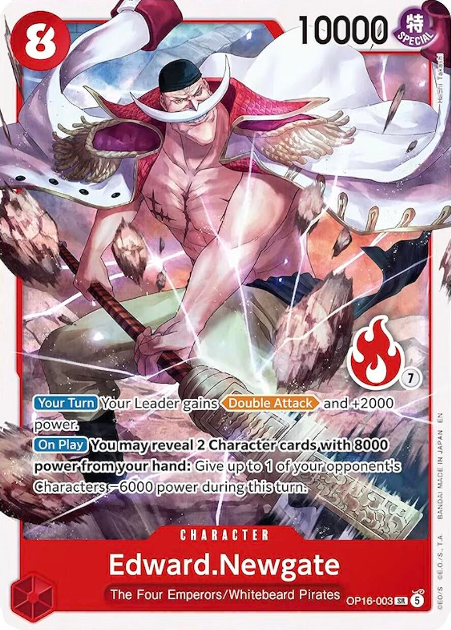 Image for Edward.Newgate (OP16-003) (Ace Deck) (OP16-003) (Set Sail Deck Set) (SD01) - One Piece Card Game