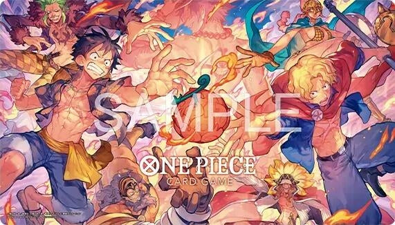 Image for One Piece Card Game: Official Playmat - Flame-Flame Fruit Coliseum Edition - Playmats