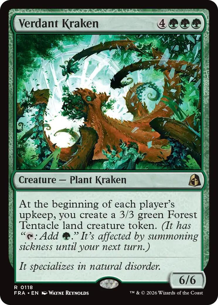 Verdant Kraken (118) (Reality Fracture)