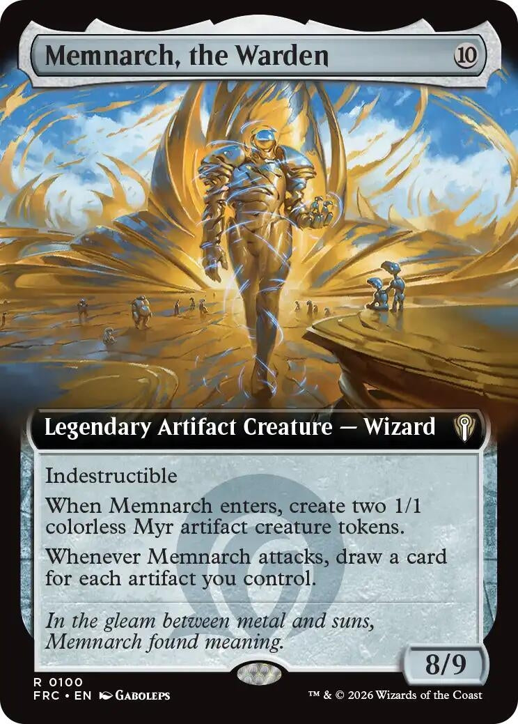 Memnarch, the Warden (Extended Art) (100) (Reality Fracture)