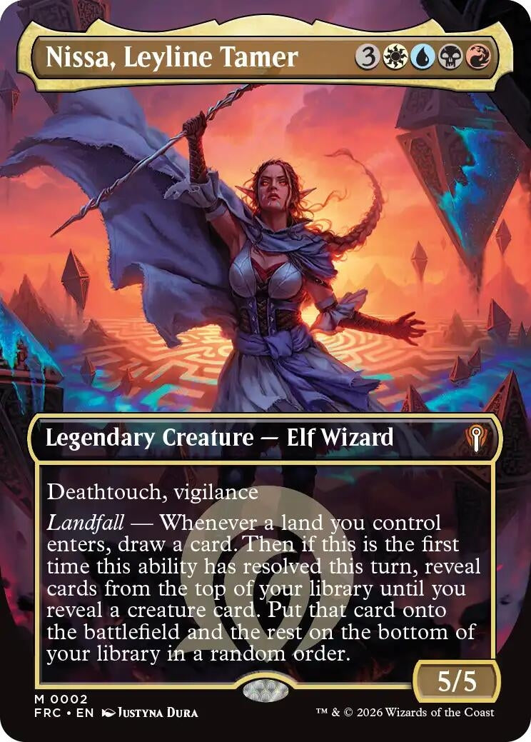 Nissa, Leyline Tamer (Borderless) (2) (Reality Fracture)