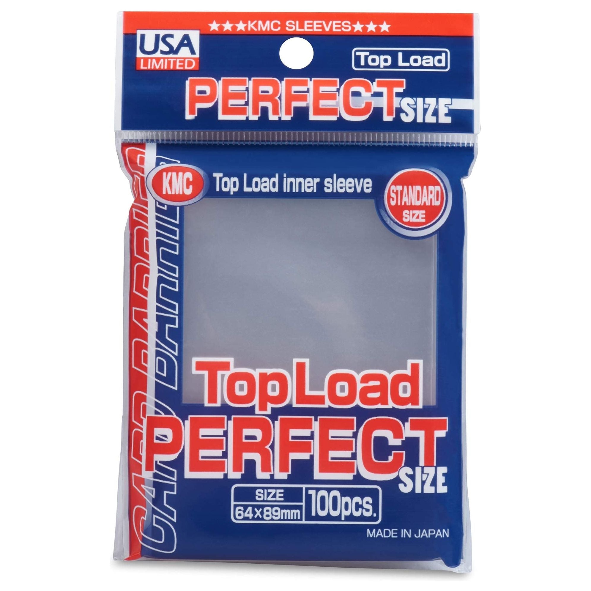 KMC - Clear - Topload Perfect Fit Sleeves