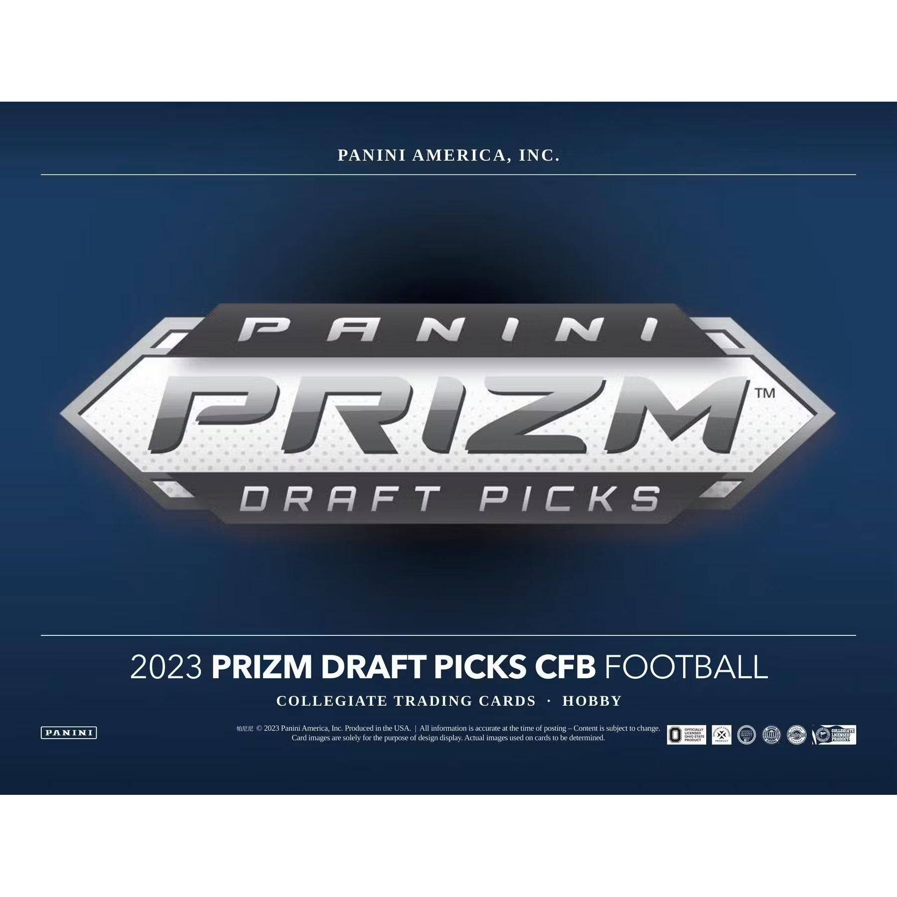 2023 Panini Prizm Draft Picks Football Hobby Box - 1st Off the Line (FOTL) - PokeBox USA