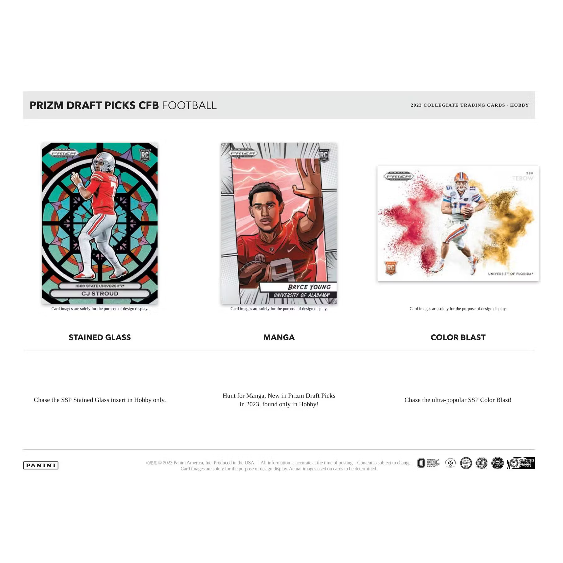 2023 Panini Prizm Draft Picks Football Hobby Box - 1st Off the Line (FOTL) - PokeBox USA