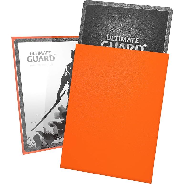 Ultimate Guard Katana Standard Size Sleeves Orange (100) - PokeBox USA