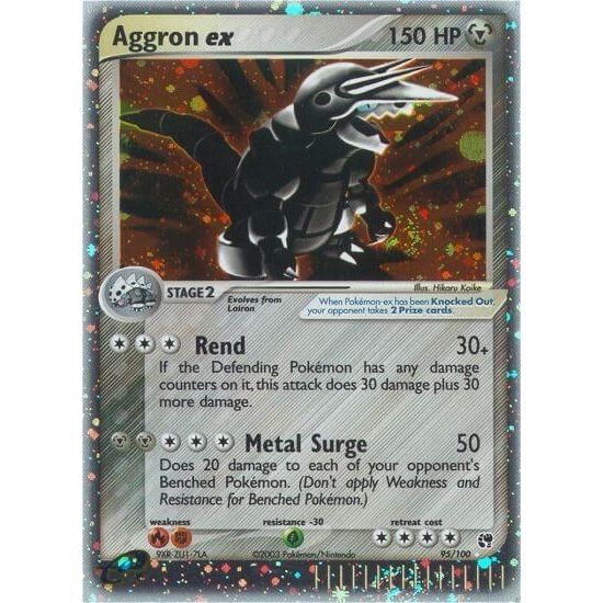 Image for Aggron ex (95/100) (Sandstorm) - Pokemon