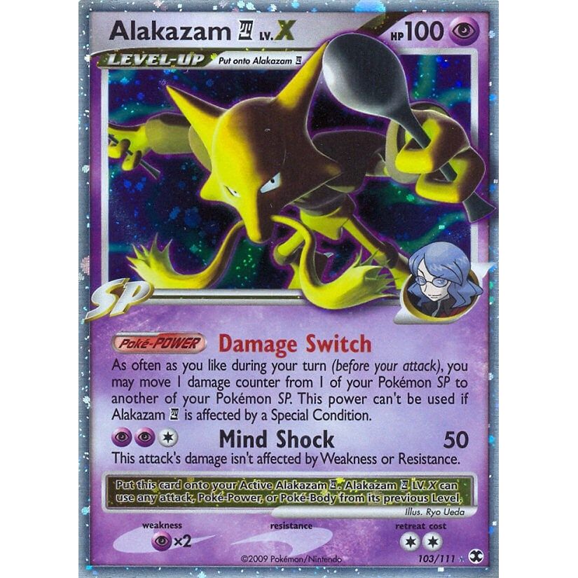 Image for Alakazam E4 Lv.X (103/111) (Rising Rivals) - Pokemon