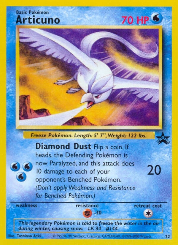 Image for Articuno (22) (22/53) (WoTC Promo) - Pokemon