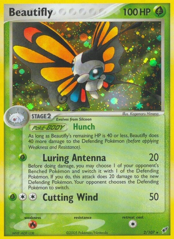 Image for Beautifly (2/107) (Deoxys) - Pokemon