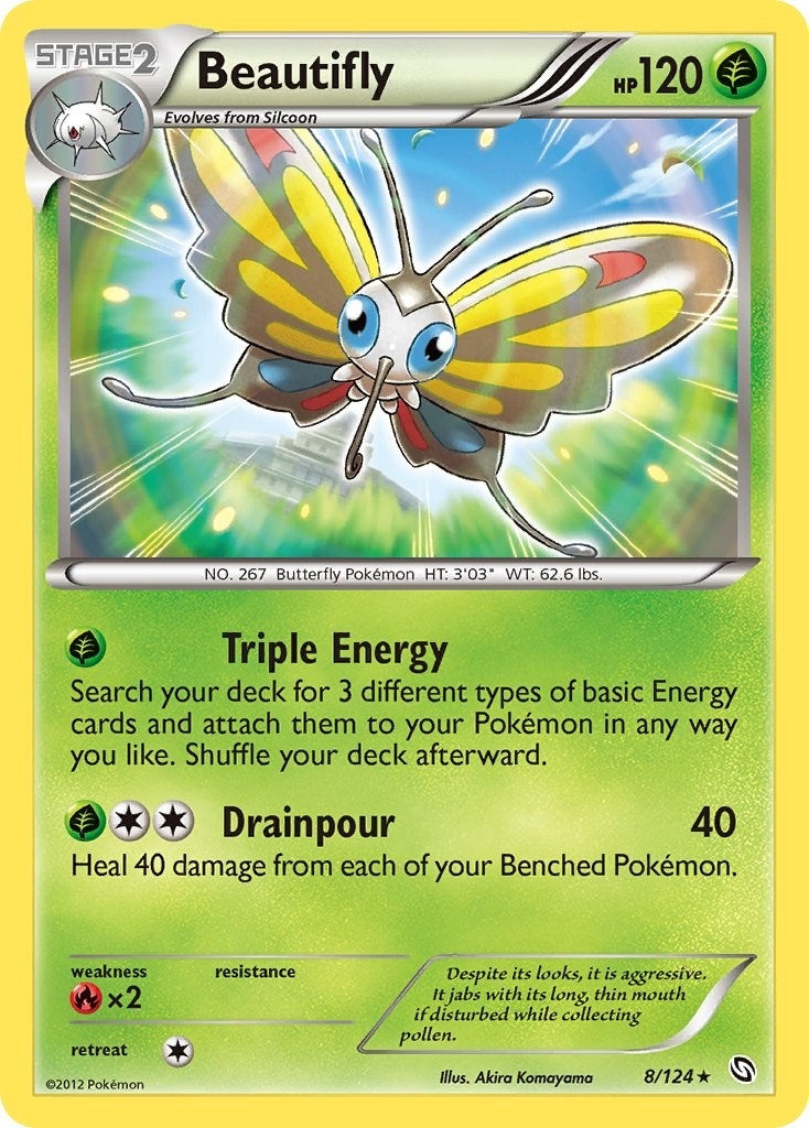 Image for Beautifly (8/124) (Dragons Exalted) - Pokemon
