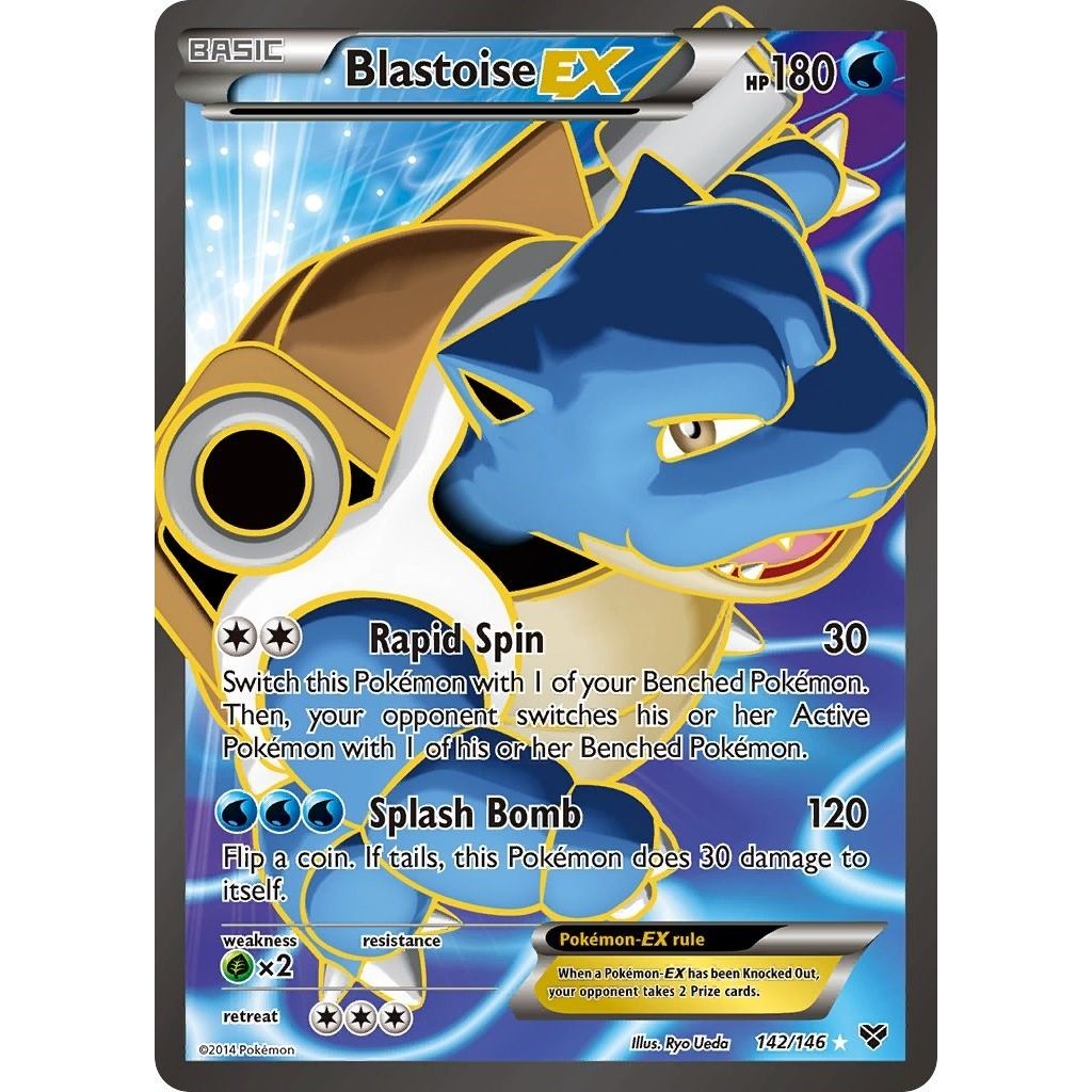 Image for Blastoise EX (142 Full Art) (142/146) (XY Base Set) - Pokemon