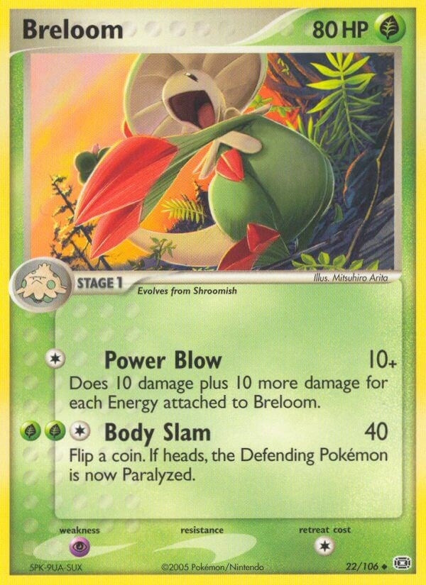 Image for Breloom (22/106) (EX Emerald) (EM) - Pokemon