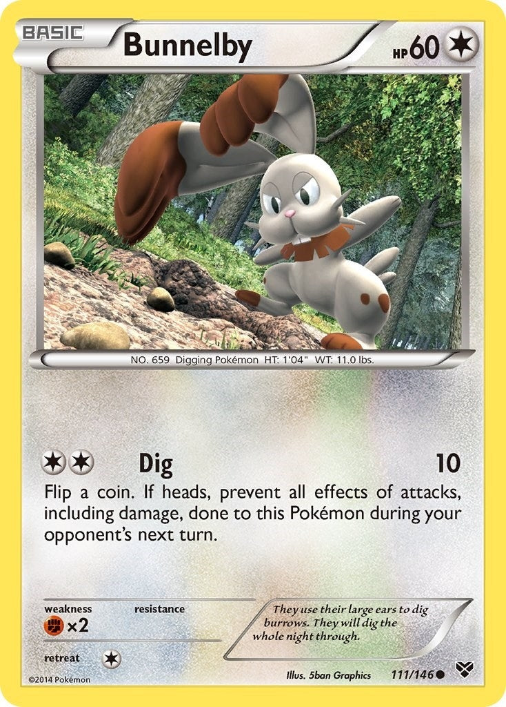 Image for Bunnelby (111/146) (XY Base Set) (XY) - Pokemon