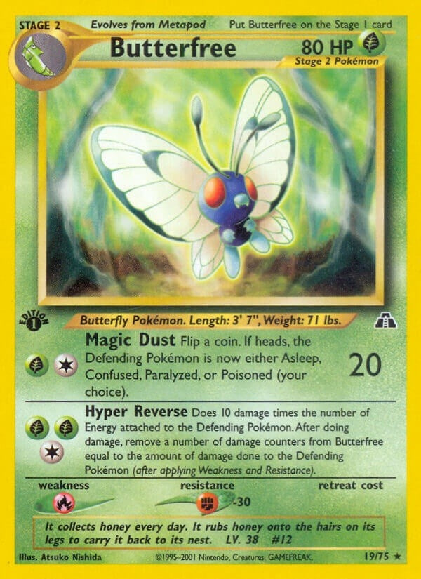 Image for Butterfree (19/75) (Neo Discovery) (N2) - Pokemon