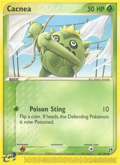 Image for Cacnea (58/100) (EX Sandstorm) (SS) - Pokemon