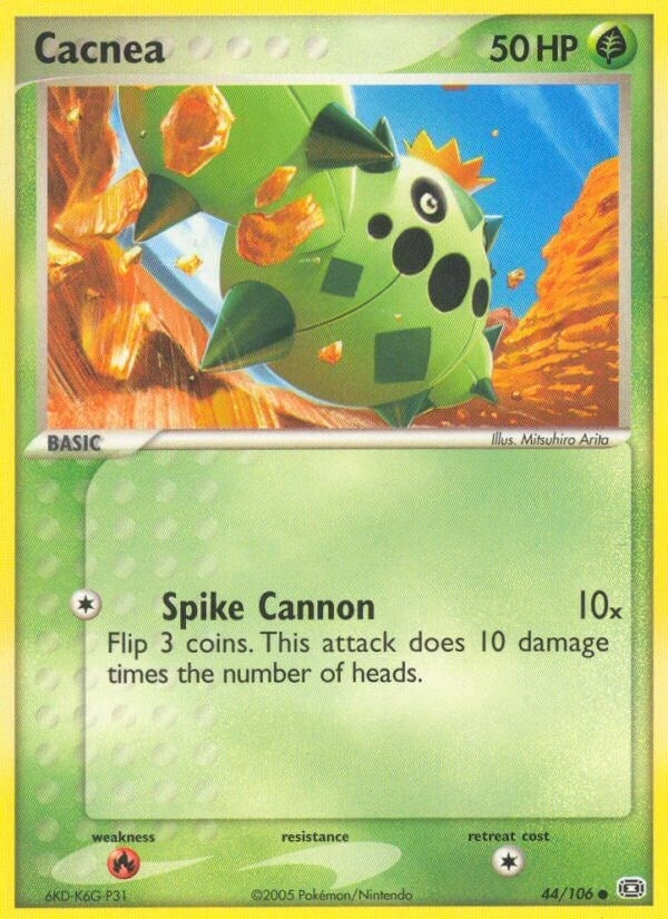 Image for Cacnea (44/106) (EX Emerald) (EM) - Pokemon
