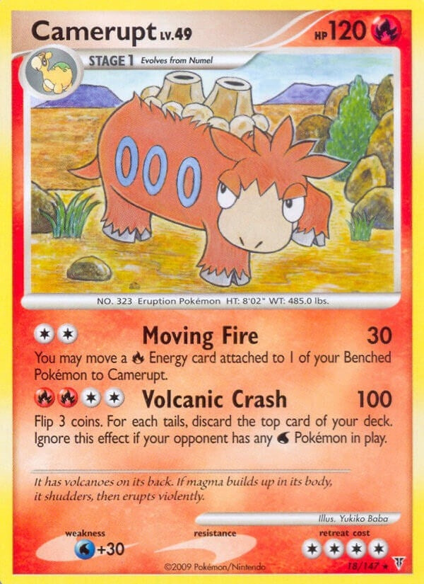 Image for Camerupt (18) (Supreme Victors) (SV) - Pokemon