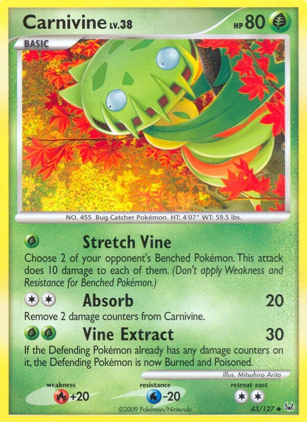 Image for Carnivine (43) (43/127) (Platinum) (PL) - Pokemon
