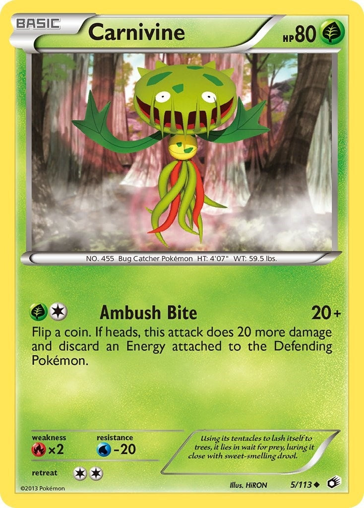 Image for Carnivine (5/113) (Legendary Treasures) (LTR) - Pokemon