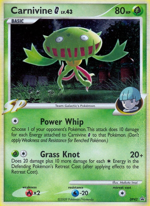 Image for Carnivine G - DP42 (DP42) (Diamond and Pearl Promos) (PR) - Pokemon
