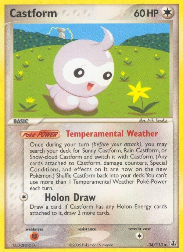 Image for Castform (34/113) (EX Delta Species) (DS) - Pokemon