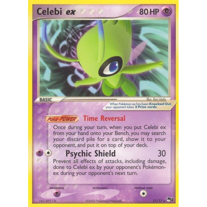 Image for Celebi ex (Non-Holo) (017/017) (POP Series 2) - Pokemon