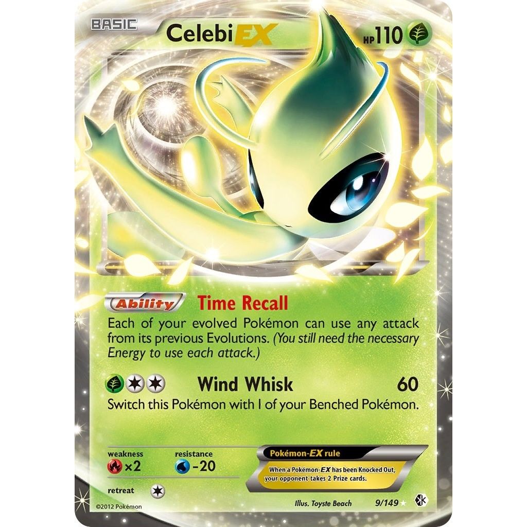 Image for Celebi EX (9/149) (Boundaries Crossed) - Pokemon
