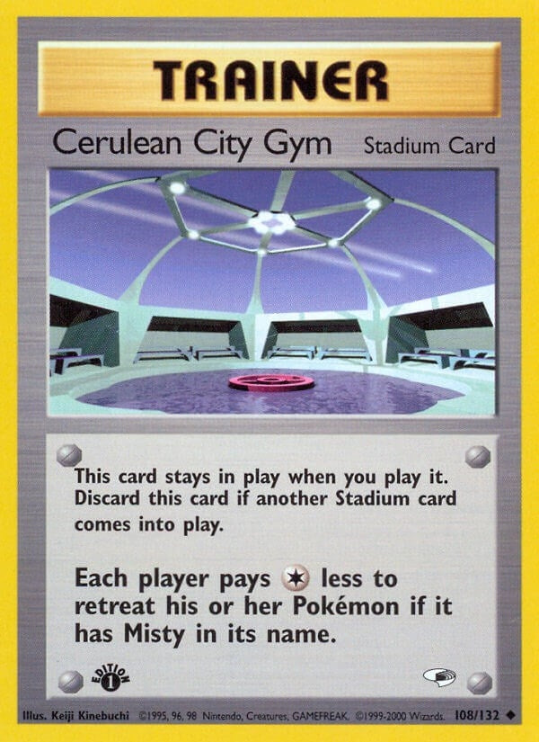 Image for Cerulean City Gym (108/132) (Gym Heroes) (G1) - Pokemon