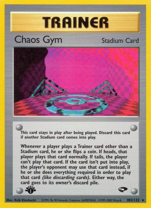 Image for Chaos Gym (102/132) (Gym Challenge) (G2) - Pokemon