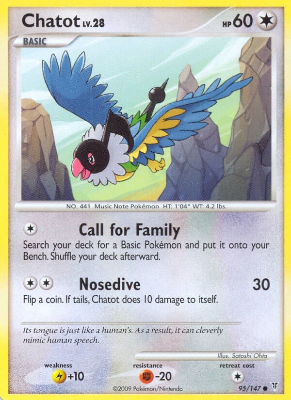 Image for Chatot (95) (Supreme Victors) (SV) - Pokemon