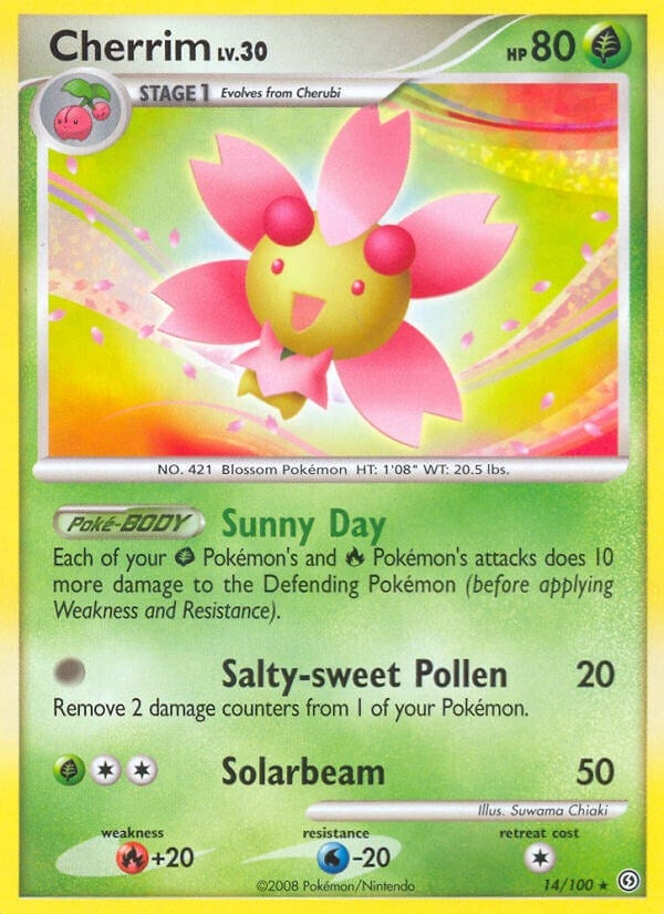 Image for Cherrim (14/100) (Stormfront) (SF) - Pokemon