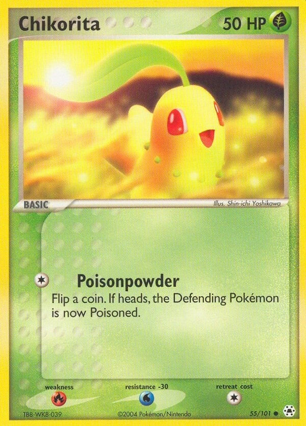 Image for Chikorita (55/101) (EX Hidden Legends) (HL) - Pokemon