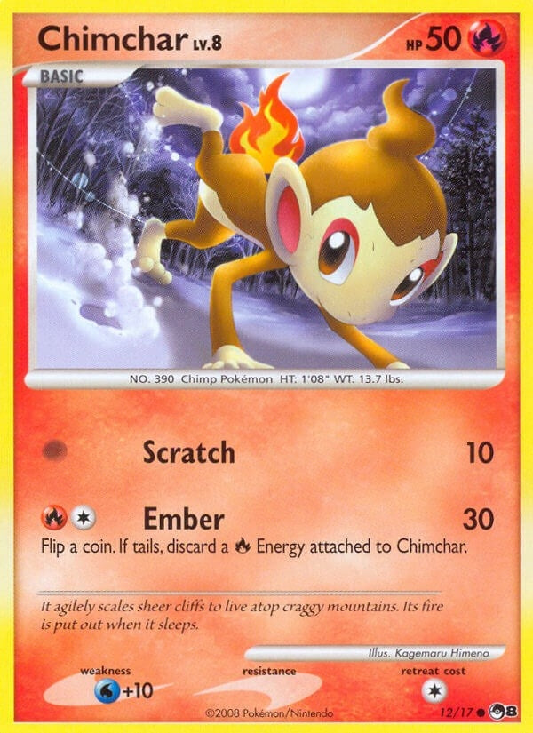 Image for Chimchar (012/017) (POP Series 8) (POP) - Pokemon