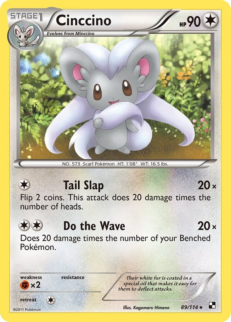Image for Cinccino (89/114) (Black and White) (BLW) - Pokemon