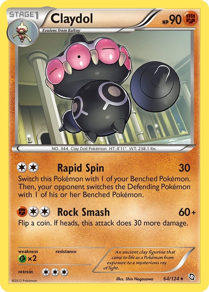 Image for Claydol (64/124) (Dragons Exalted) (DRX) - Pokemon