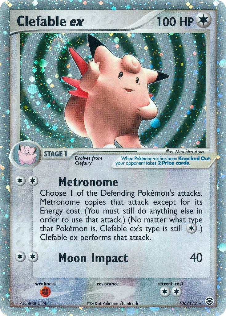 Image for Clefable ex (106/112) (FireRed & LeafGreen) - Pokemon