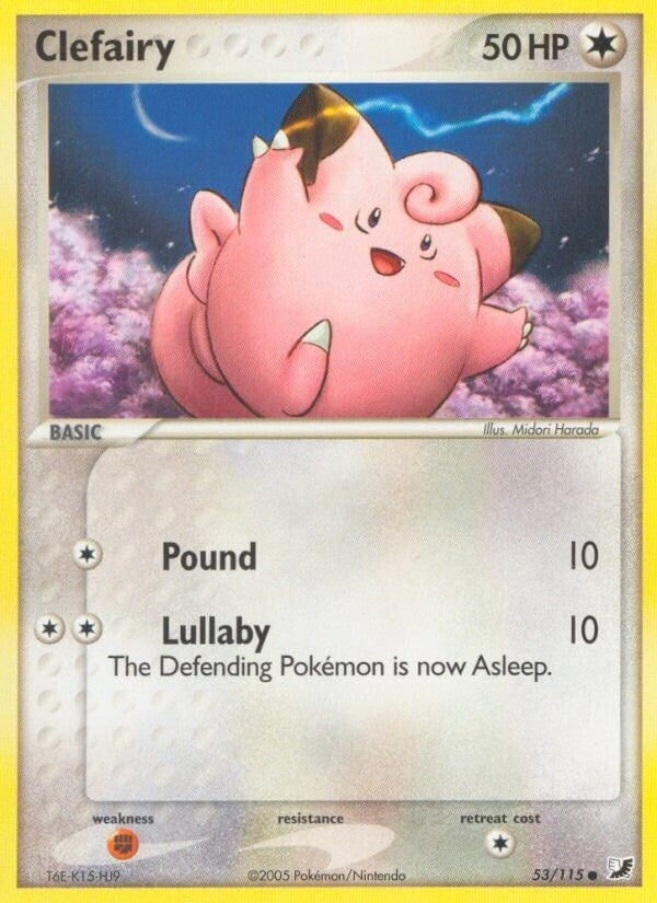 Image for Clefairy (53/115) (EX Unseen Forces) (UF) - Pokemon