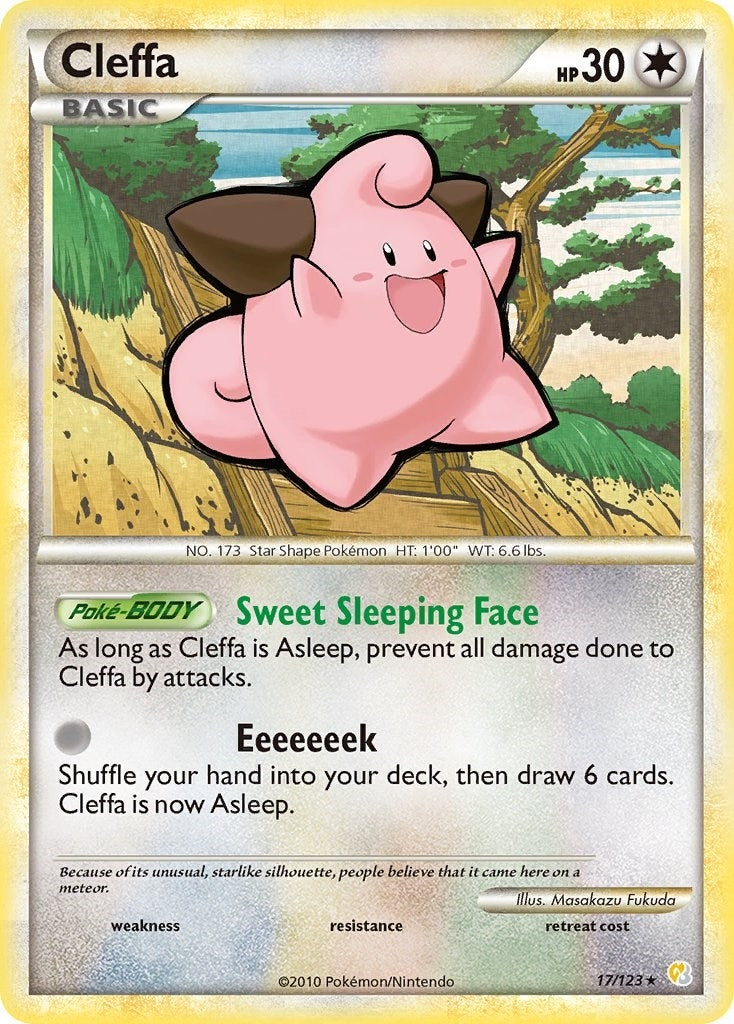Image for Cleffa (17/123) (HeartGold SoulSilver) (HS) - Pokemon