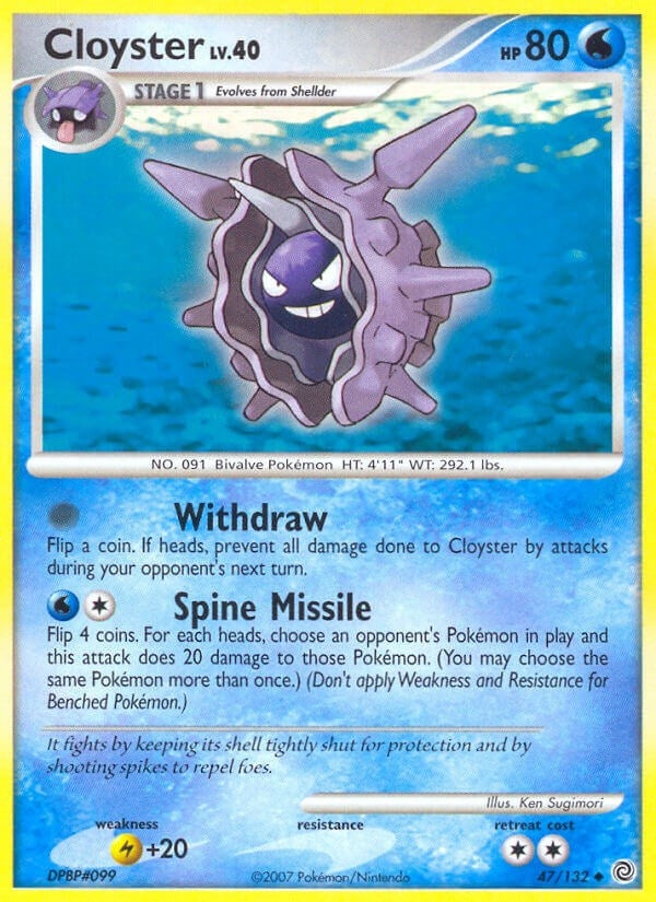 Image for Cloyster (47/132) (Secret Wonders) (SW) - Pokemon